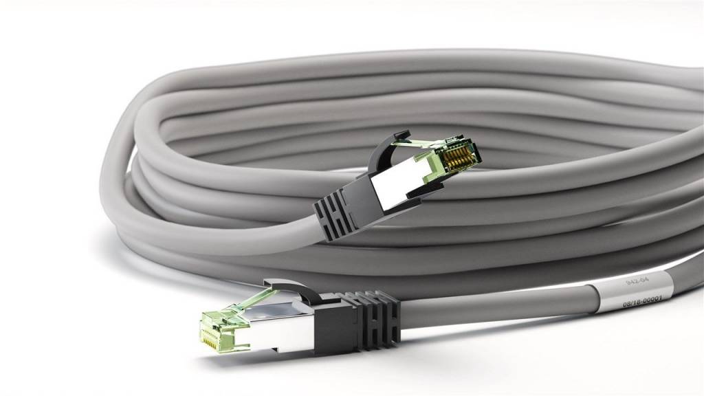 CAT8.1 S/FTP PIMF LSZH 5M Grijs