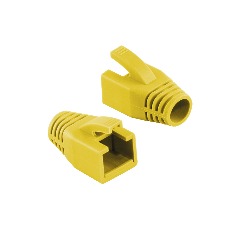 RJ45 Tule 8mm geel 50 stuks