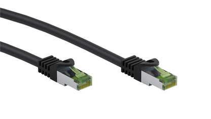 CAT8.1 S/FTP LSZH 0.5M Zwart GHMT gecertificeerd