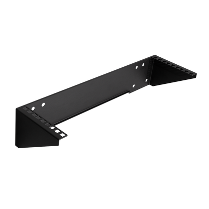 19" verticale muurbeugel 3U zwart