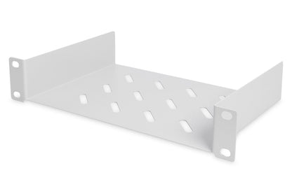 10 Inch 1U legbord  44x254x150 mm, kleur grijs (RAL 7035)