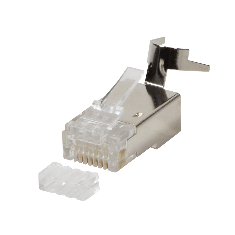 CAT6a/CAT7 Connector RJ45 - STP 10 stuks voor stugge kabel