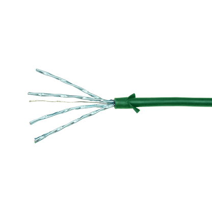 CAT6a U/FTP Ultraflex, 100% koper, groen, 1M