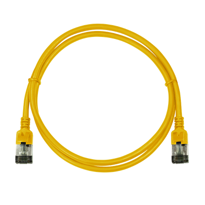 CAT6a U/FTP Ultraflex, 100% koper, geel, 1.5M